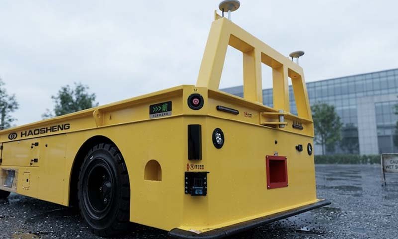 HENSEN High Speed Heavy Load AGV Applied in Big Factory and Industrial Park 2