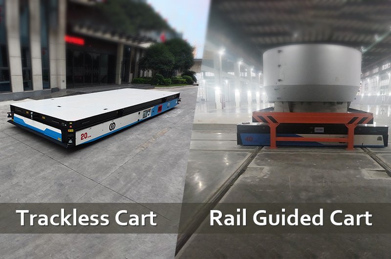 How to Choose Between Trackless vs Rail Guided Cart for Your Needs?