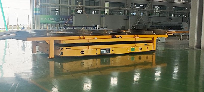 HENSEN AGV Cross-Bay Steel Plate Transfer