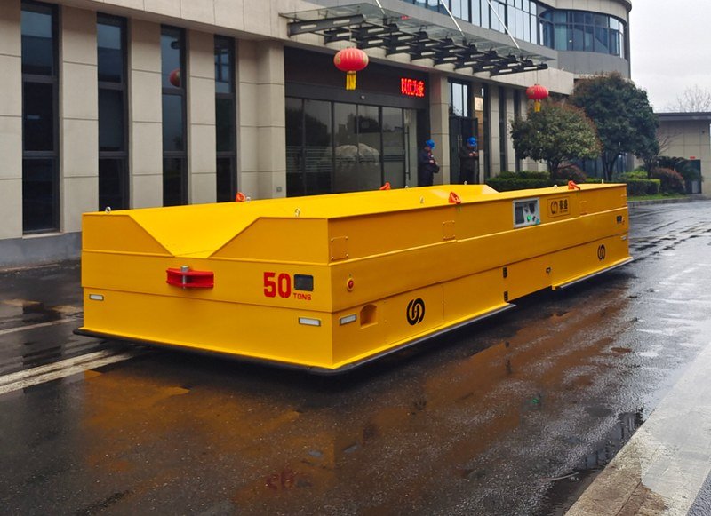 50-ton V-deck heavy AGV for coil and pipe loads